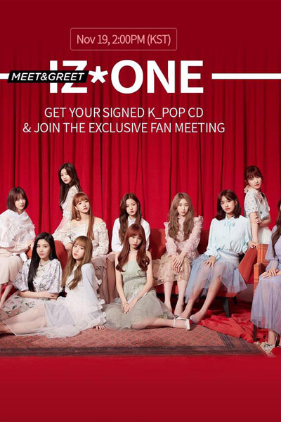 IZ*ONE MEET & GREAT COLOR*IZ (2018) cover